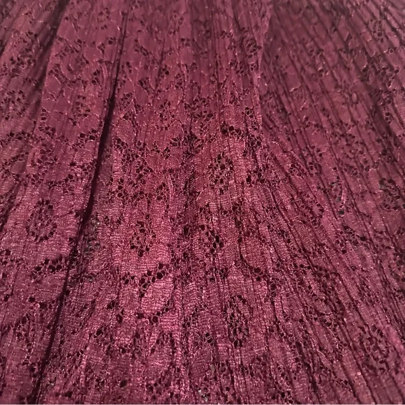 Victoria’s Secret Burgundy lace babydoll dress/top size XS - Picture 4 of 8